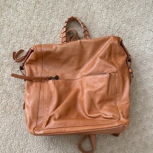 Lucky Brand Tan Leather Backpack